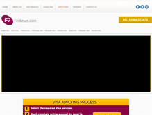 Tablet Screenshot of findvisas.com